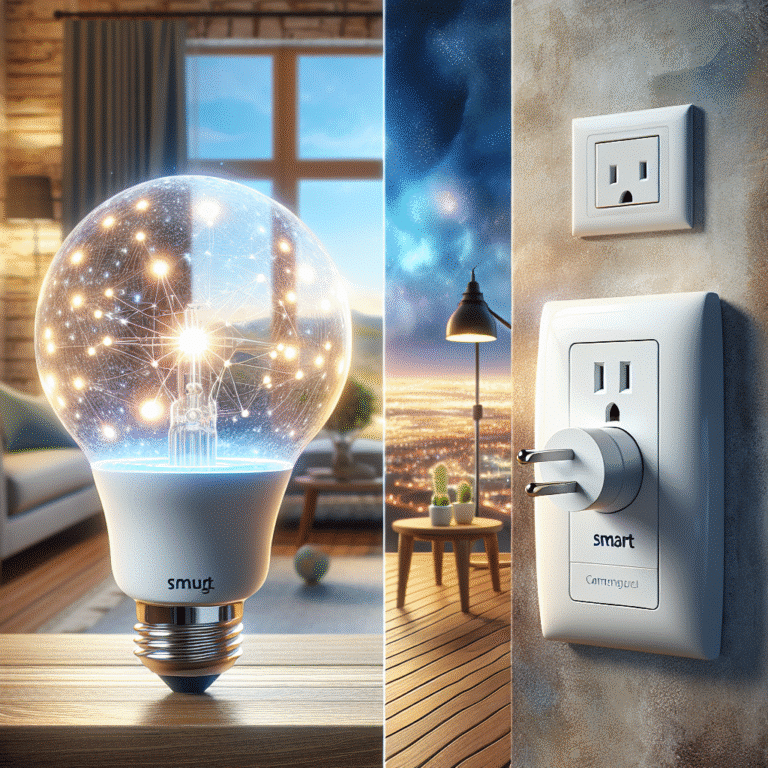 smart illumination: smart plugs versus smart bulbs in rental homes