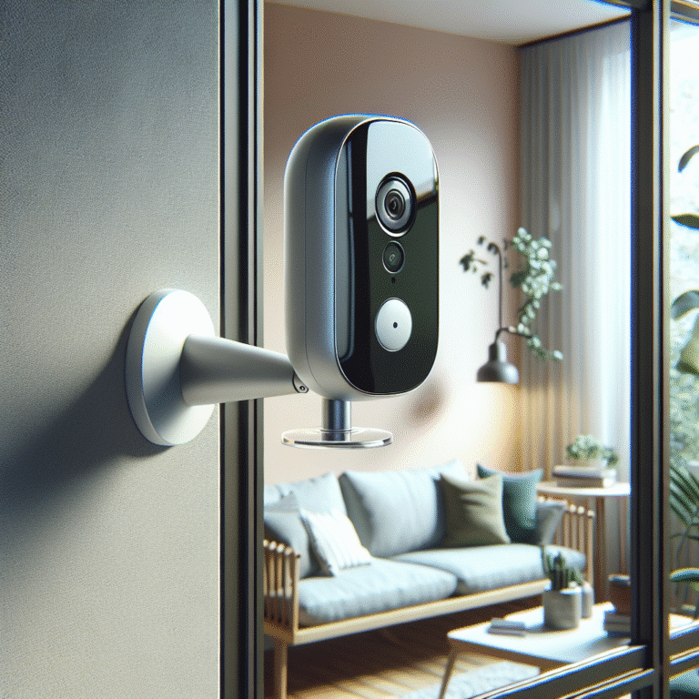 using smart security cameras that adhere to windows without suction cups