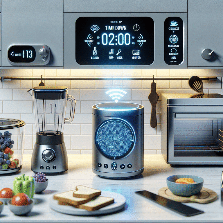 using a smart speaker timer to automate kitchen appliance shutdowns