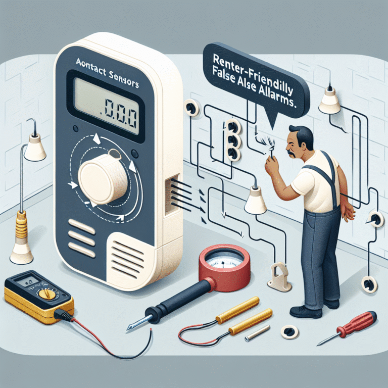 troubleshooting false alarms on renter-friendly contact sensors