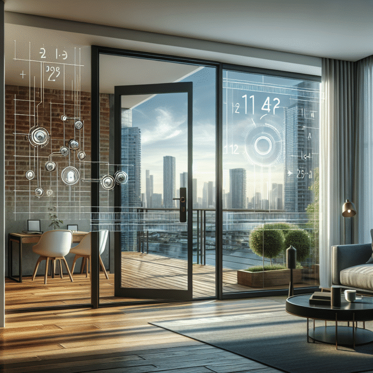 securing sliding glass doors in an apartment with non-permanent sensors