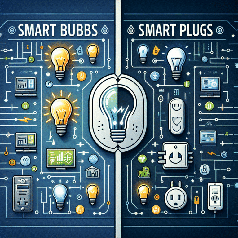 comparison of smart bulbs and smart plugs for rental properties