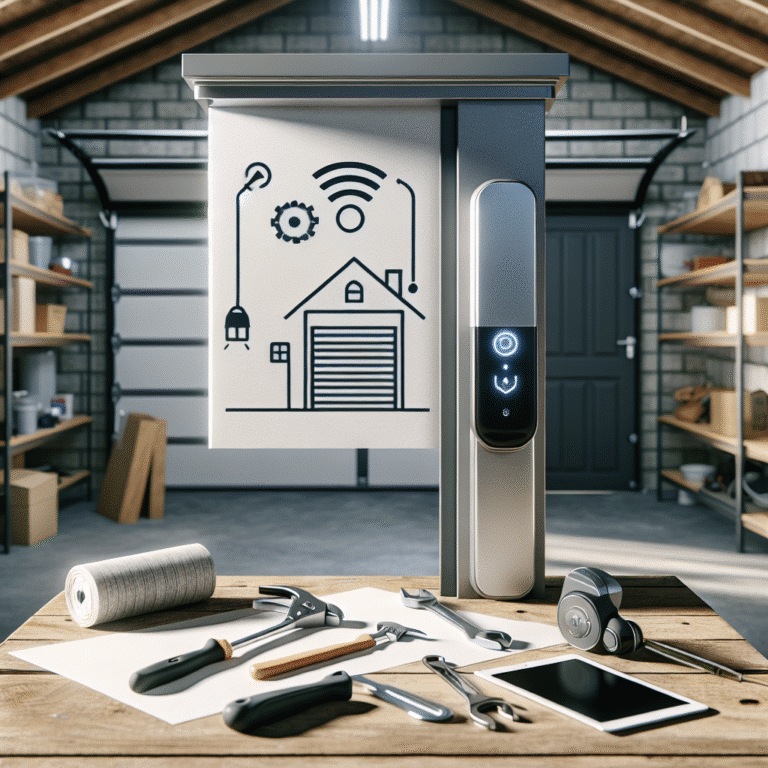 easy steps for installing a smart garage door opener in a rental unit