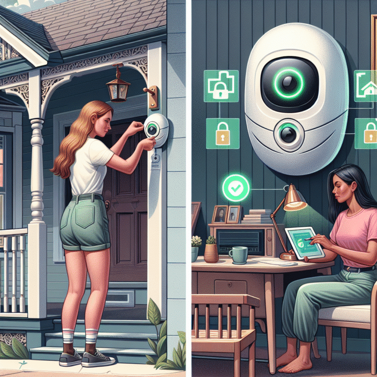setting up a temporary motion sensor alarm system in a rental home