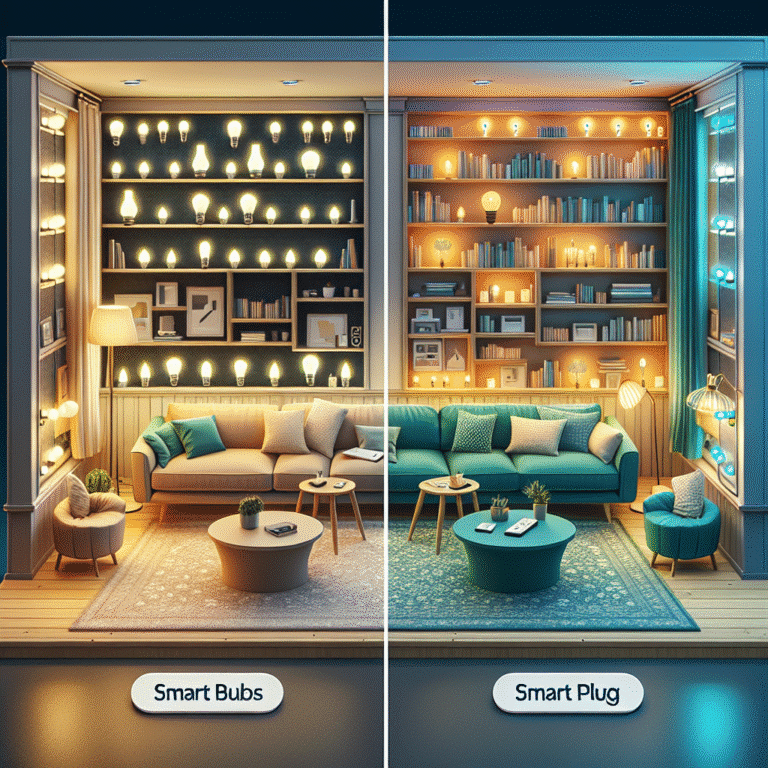 rental lighting comparison: are smart bulbs or smart plugs better?