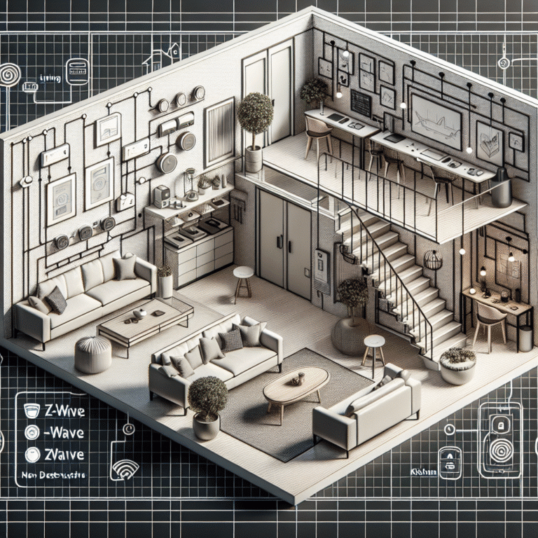 guide to setting up a Z-Wave network without damaging apartment walls