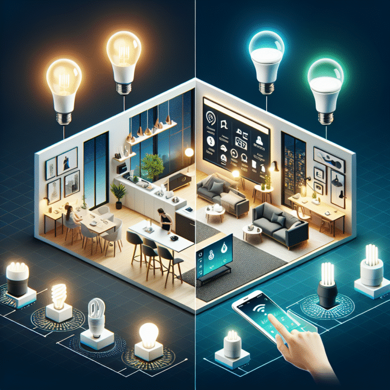 efficient lighting control in rentals: smart bulbs versus smart plugs