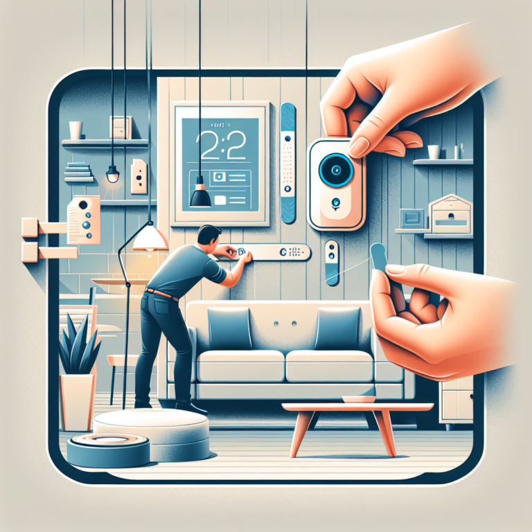 smart home sensors: how to use command strips for secure mounting