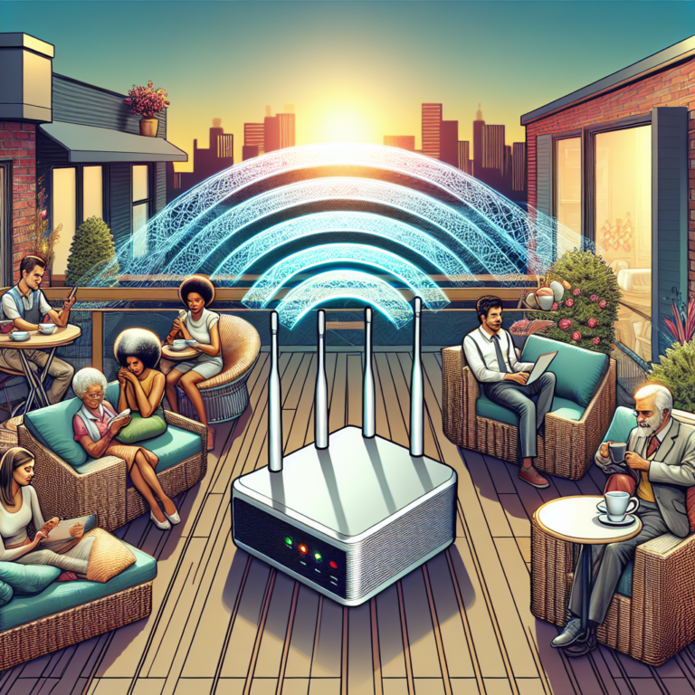 renter-friendly solutions to extend Wi-Fi signal to the patio